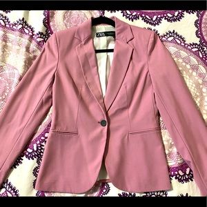 Mauve Zara Blazer
